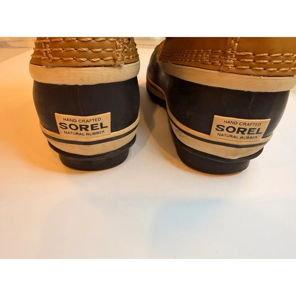 Sorel Kids Yoot Pac Nylon Waterproof Snow Boots Buff Black NY1443-259 Size 3